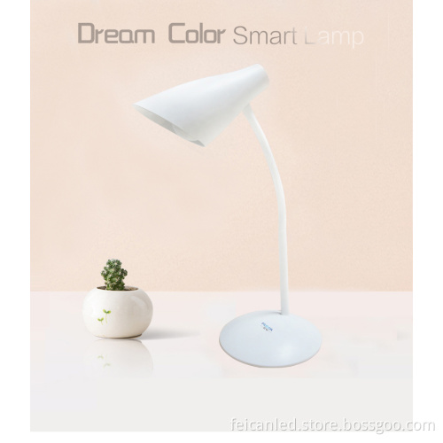 Natural led desk lamp is used for student's reading with function of eyes- protection